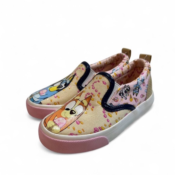 Bluey and Bingo canvas slip on shoes and sandals bundle - Picture 2 of 8